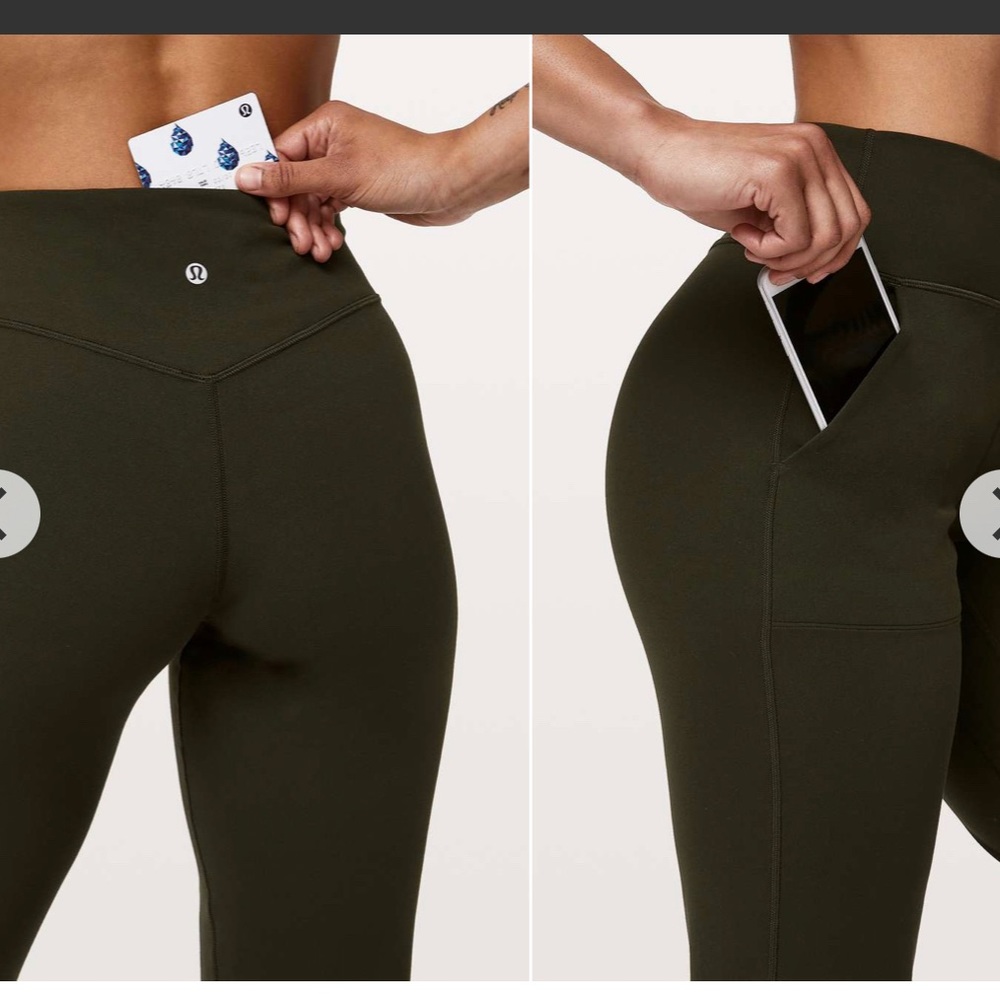 lululemon align joggers dark olive - Picture 3 of 7